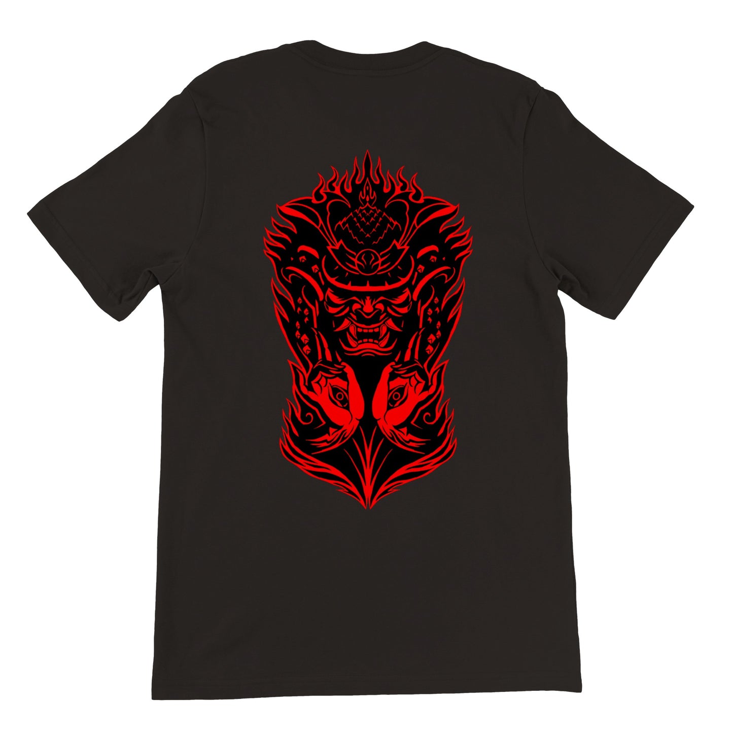 KURO SHADOWS "Red Samurai" Premium Unisex Crewneck T-shirt