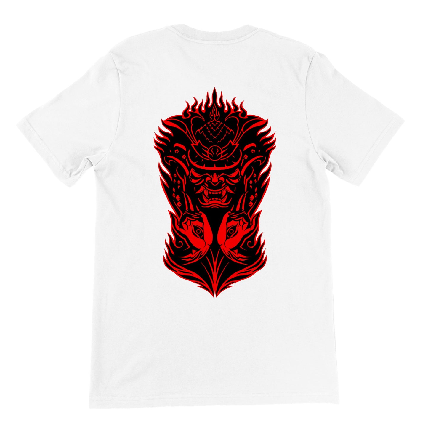 KURO SHADOWS "Red Samurai" Premium Unisex Crewneck T-shirt