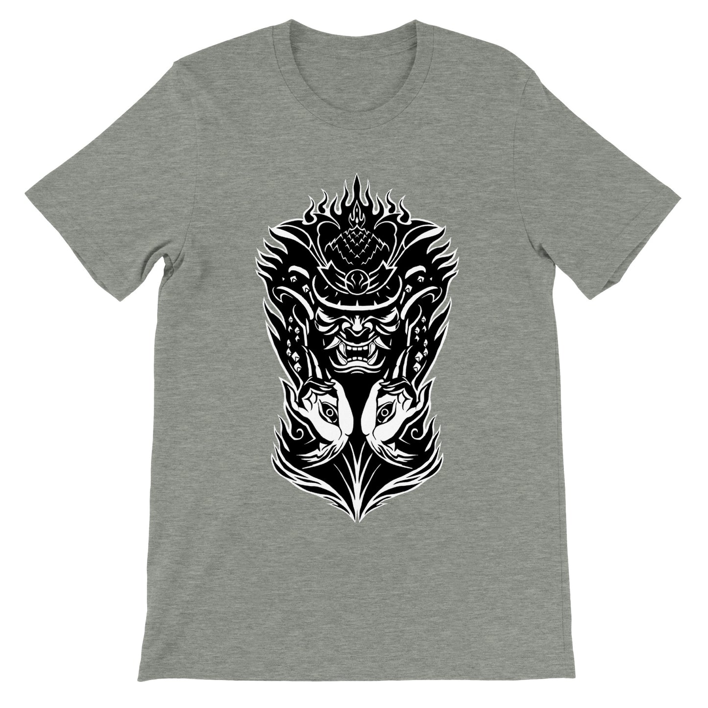 KURO SHADOWS "Black Samurai" Premium Unisex Crewneck T-shirt