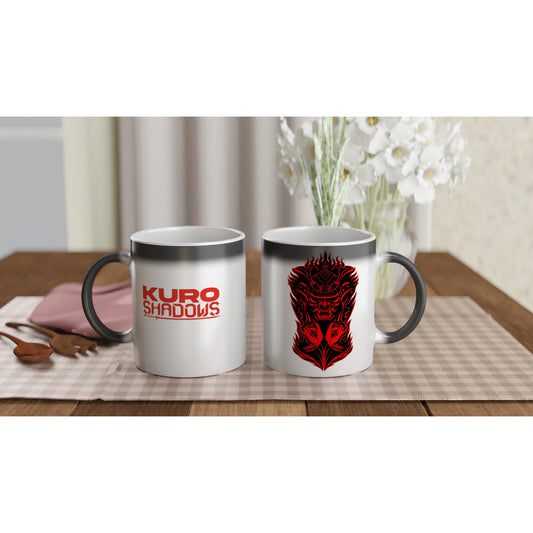 KURO SHADOWS "Red Samurai" Magic 11oz Ceramic Mug
