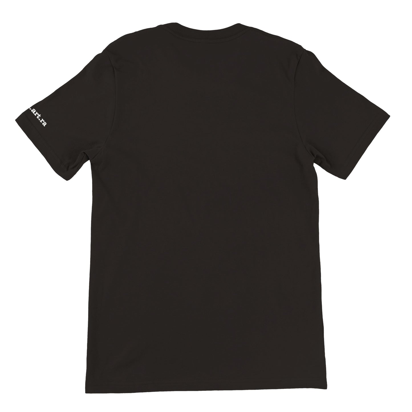 SWIRLY SINATRA Black Premium "METADRON SYNDROME" Unisex Crewneck T-shirt Pocket and Full Back Print.