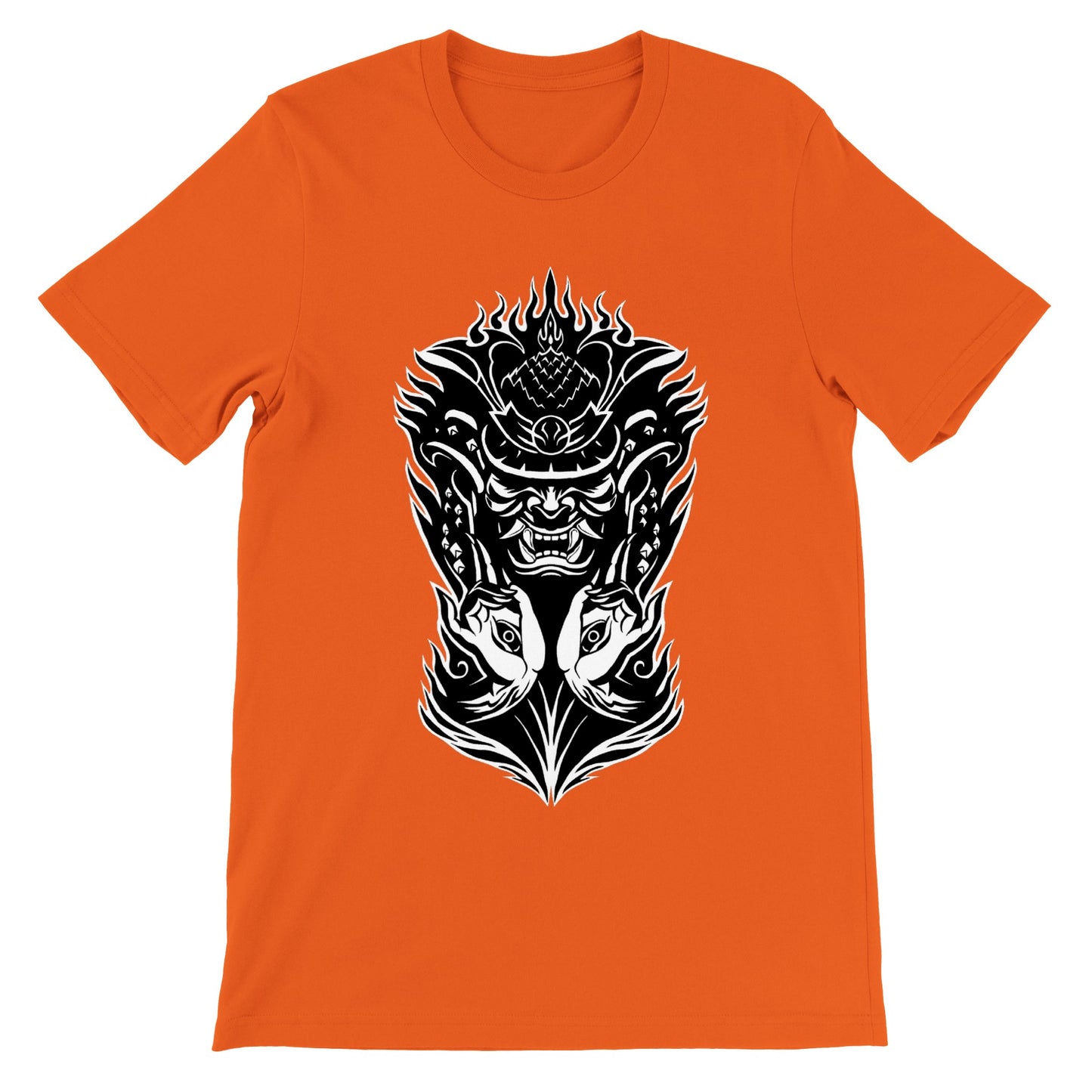 KURO SHADOWS "Black Samurai" Premium Unisex Crewneck T-shirt